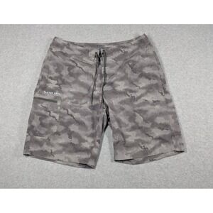 Simms Men Shorts 38x10 Swim Trunks Solarflex‎ Camo Fishing Board Unlined